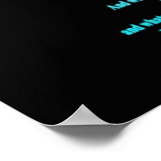 Desiderata Gray Wolves Drinks Poster (Ecke)