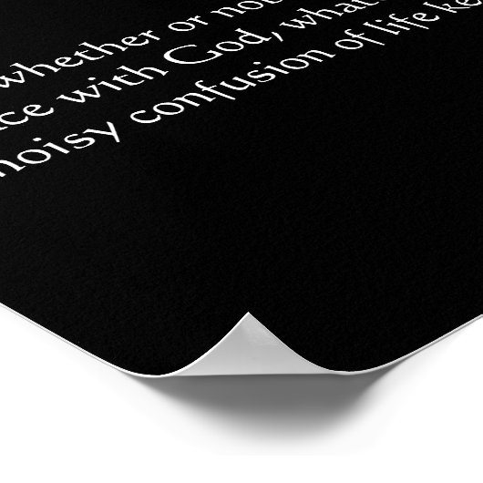 Desiderata Gray Wolves Posters Poster (Ecke)