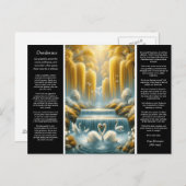 Desiderata Heart's Desire, Valley's Embrace Postkarte (Vorne/Hinten)