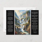 Desiderata Heilige Gewässer der Weisheit Postkarte (Vorne/Hinten)