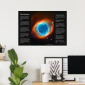 Desiderata - Helix Nebula, das Auge Poster (Heimbüro)