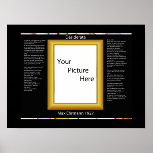 DESIDERATA Ihre Pitchplakate Poster