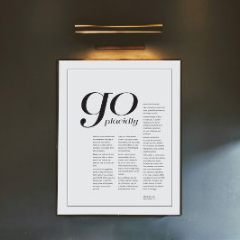 Desiderata Inspiration Art Print Poster