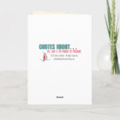 Desiderata Inspirational Gedicht Karte (Rückseite)