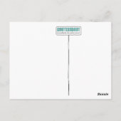 Desiderata Inspirational Gedicht Postkarte (Rückseite)