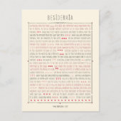 Desiderata Inspirational Gedicht Postkarte (Vorderseite)