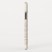 Desiderata-inspirierend Gedicht im dekorativen Case-Mate iPhone Hülle (Hinten/Rechts)