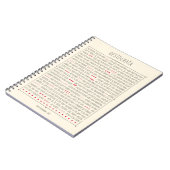 Desiderata-inspirierend Gedicht Notizblock (Linke Seite)