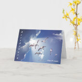 Desiderata, inspirierendes Gedicht über das Leben Karte (Gelbe Blume)