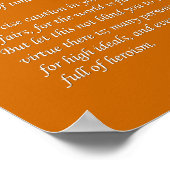 Desiderata - Keramiken-Filterkälte im Ofen Poster (Ecke)