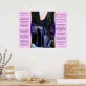 Desiderata Kleine Wasserfälle Poster (Küche)