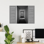 Desiderata - Korridor mit neuem Verlauf Poster (Heimbüro)
