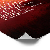 Desiderata Leinwand Poster (Ecke)