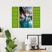 Desiderata Majestic Mountain View Poster (Heimbüro)