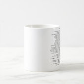 DESIDERATA MAX EHRMANN CUSTOM TASSE (Mittel)