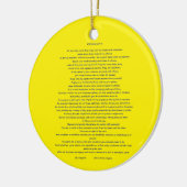 DESIDERATA MAX ERHMANN KERAMIK ORNAMENT (Links)