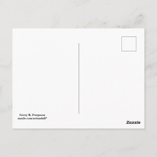 DESIDERATA MAX ERHMANN POSTKARTE (Rückseite)