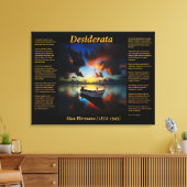 Desiderata mit Einschiff und Ozean Leinwanddruck (Insitu (Wohnzimmer))