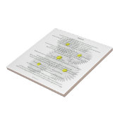 Desiderata mit Gänseblümchen Fliese (Seite)