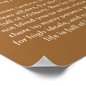 Desiderata Mountain View Poster (Ecke)