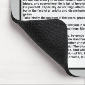 DESIDERATA Mouse Pad Mousepad (Ecke)