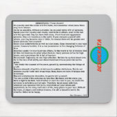 DESIDERATA Mouse Pad Mousepad (Vorne)