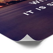 DESIDERATA Night City Posters Poster (Ecke)