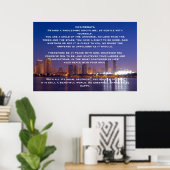 DESIDERATA Night City Posters Poster (Heimbüro)