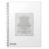 DESIDERATA NOTIZBLOCK (Vorderseite)