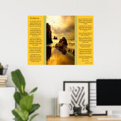 Desiderata Ocean Rock Posters Poster (Heimbüro)