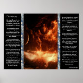 Desiderata Ocean Space Posters Poster (Vorne)