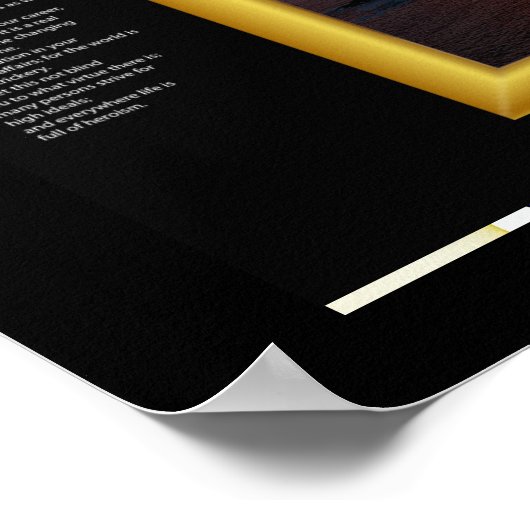 DESIDERATA Ocean SunAufsteigende Plakate (Ecke)