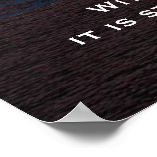 DESIDERATA Ocean Sunset Posters Poster (Ecke)