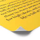 Desiderata Ocean Walkway Posters Poster (Ecke)