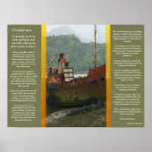 DESIDERATA Old BoatPosters Poster (Vorne)
