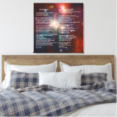 Desiderata on Coronet Galaxy Leinwanddruck (Insitu (Schlafzimmer))