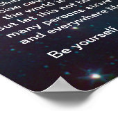 Desiderata on Coronet Galaxy Poster (Ecke)