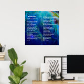 Desiderata on Orion Nebula Poster (Heimbüro)