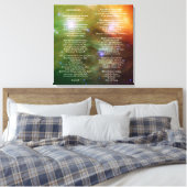 Desiderata on Pleiades Galaxy Leinwanddruck (Insitu (Schlafzimmer))