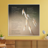 Desiderata on Wild Oat - LARGE Leinwanddruck (Insitu (Wohnzimmer))