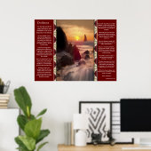 Desiderata Orange Ocean Posters Poster (Heimbüro)