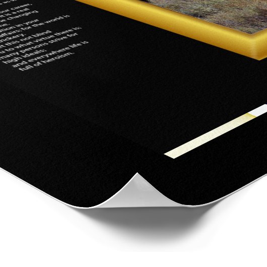 Desiderata Out House Poster (Ecke)