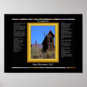 Desiderata Out House Poster (Vorne)