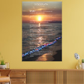 DESIDERATA Pacific Sunset Leinwanddruck (Insitu (Wohnzimmer))