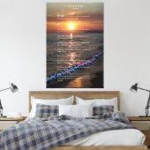 DESIDERATA Pacific Sunset Leinwanddruck (Insitu (Schlafzimmer))