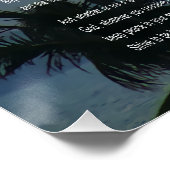 DESIDERATA Palm Tree Sundown Poster (Ecke)