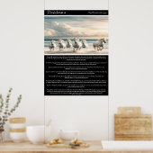 Desiderata: Pferde der Sunset Shore Poster (Küche)