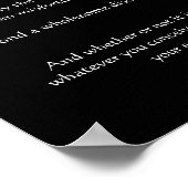 Desiderata Pferde, die auf Plers laufen Poster (Ecke)