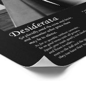 Desiderata Poem - Architektur Poster (Ecke)