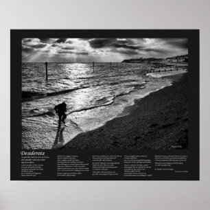 Desiderata Poem - Caught by the Surf Poster